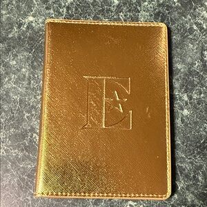Elton John Gold Embossed Passport Holder New